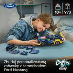 LEGO Technic Custom Garage Ford Mustang GT Car για 10 Ετών 973τμχ Κωδικός 42236