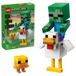 LEGO Minecraft Chicken Jockey για 9 Ετών 344τμχ Κωδικός 21582