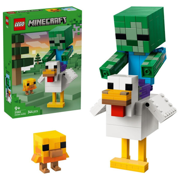 LEGO Minecraft Chicken Jockey για 9 Ετών 344τμχ Κωδικός 21582