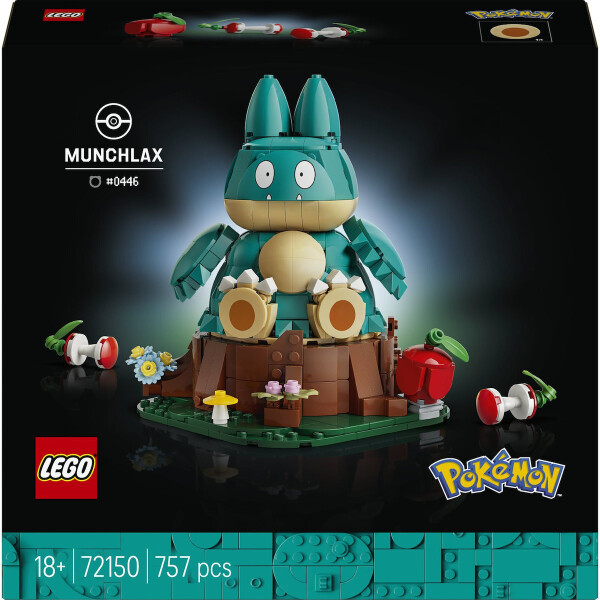 LEGO Pokemon Munchlax για 18 Ετών 757τμχ Κωδικός 72150