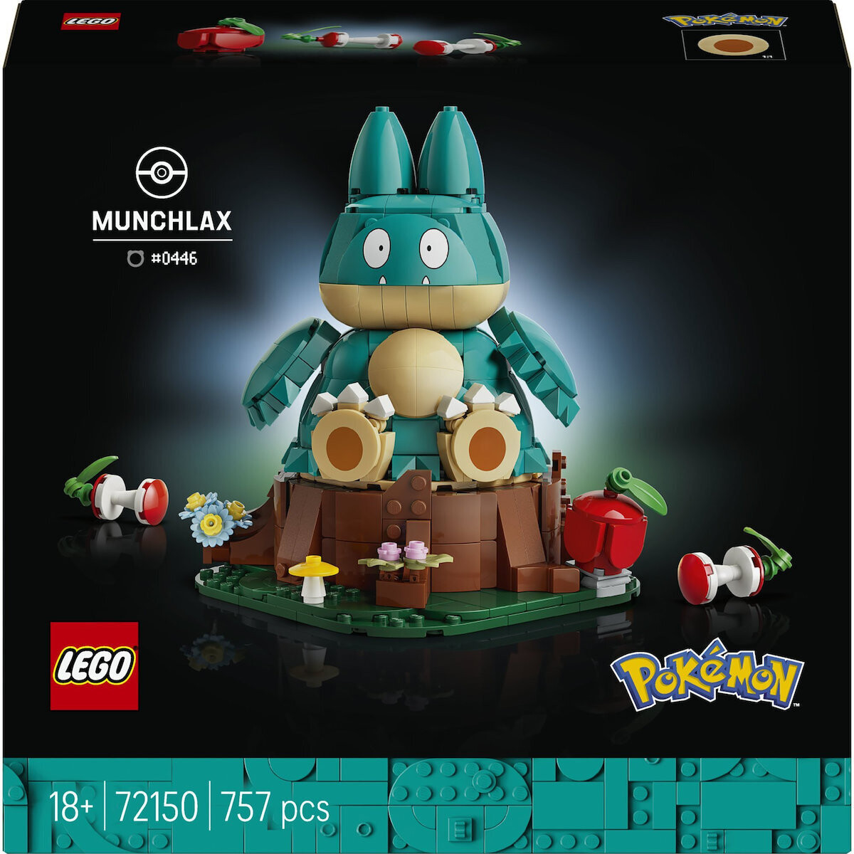 LEGO Pokemon Munchlax για 18 Ετών 757τμχ Κωδικός 72150