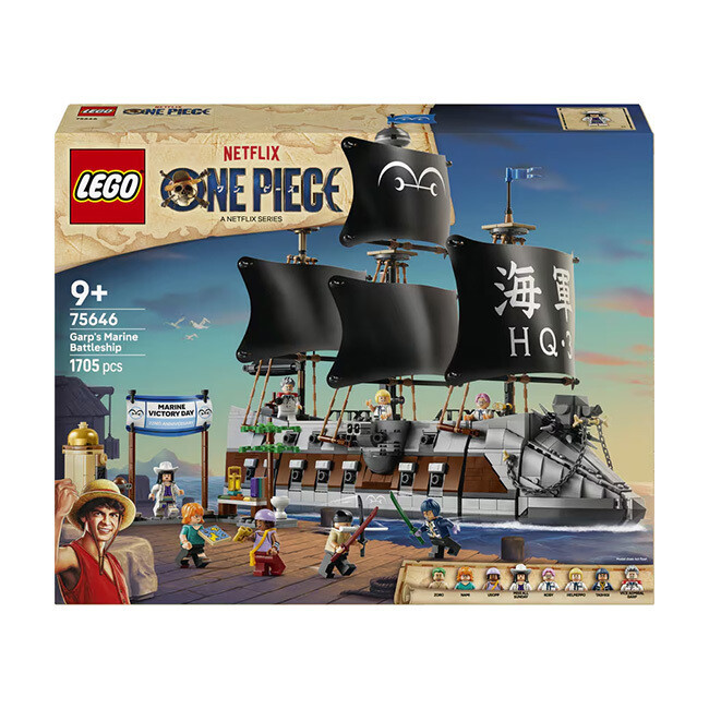 LEGO One Piece Garps Marine Battleship για 9 Ετών 1705τμχ Κωδικός 75646