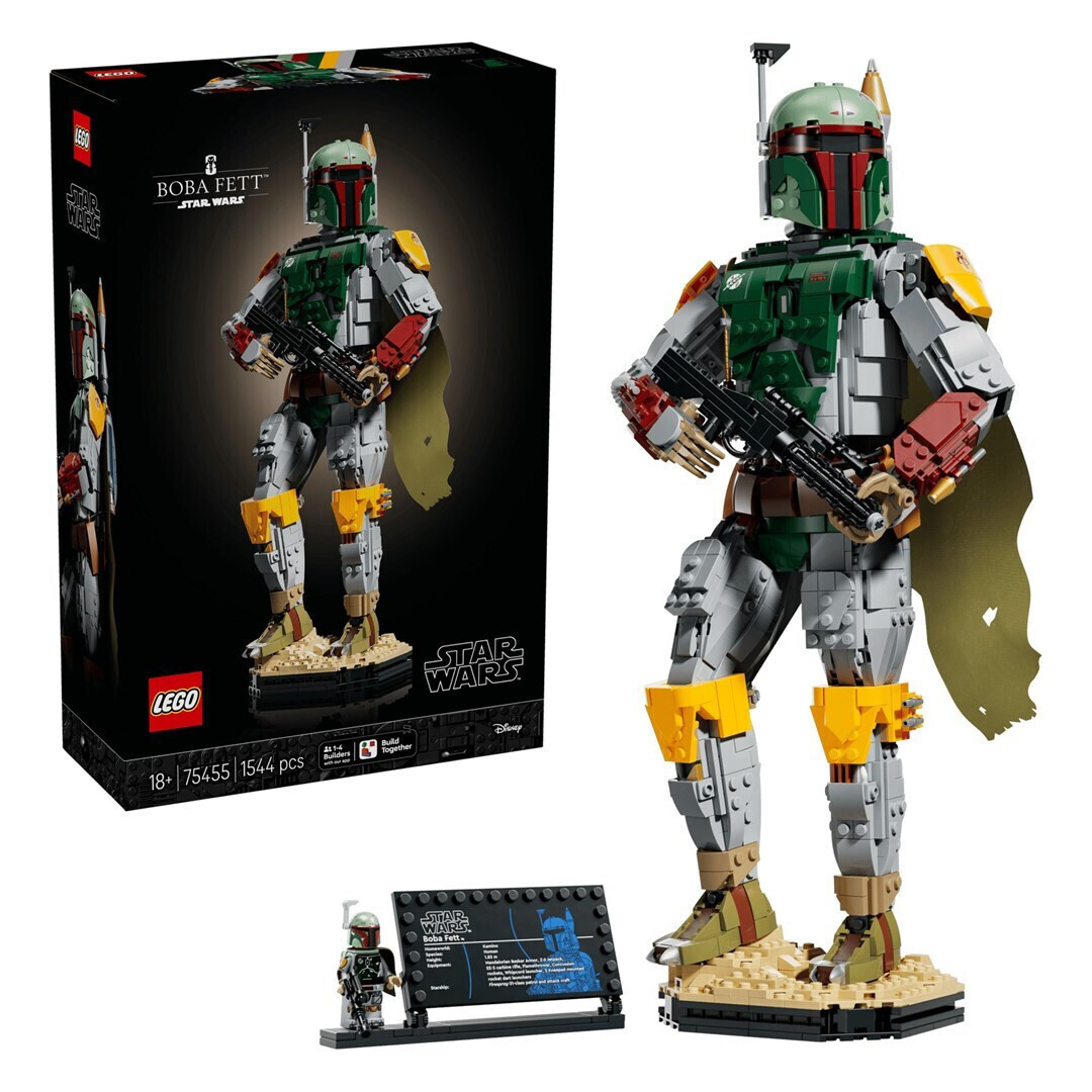 LEGO Τουβλάκια Boba Fett για 18 Ετών 1544τμχ Κωδικός 75455