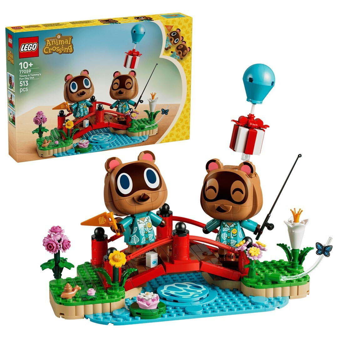 LEGO Animal Crossing Timmy Tommys Fun Day Out για 10 Ετών 513τμχ Κωδικός 77059