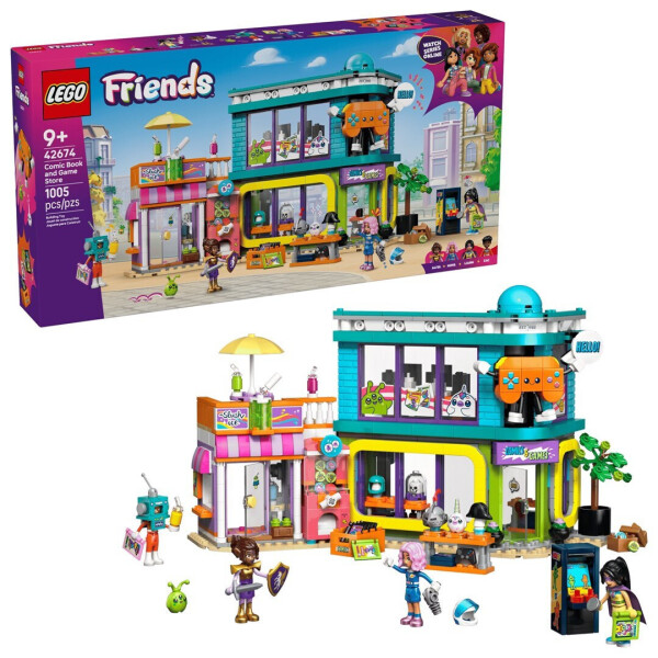 LEGO Friends Comic Book and Game Store για 9 Ετών 1005τμχ Κωδικός 42674