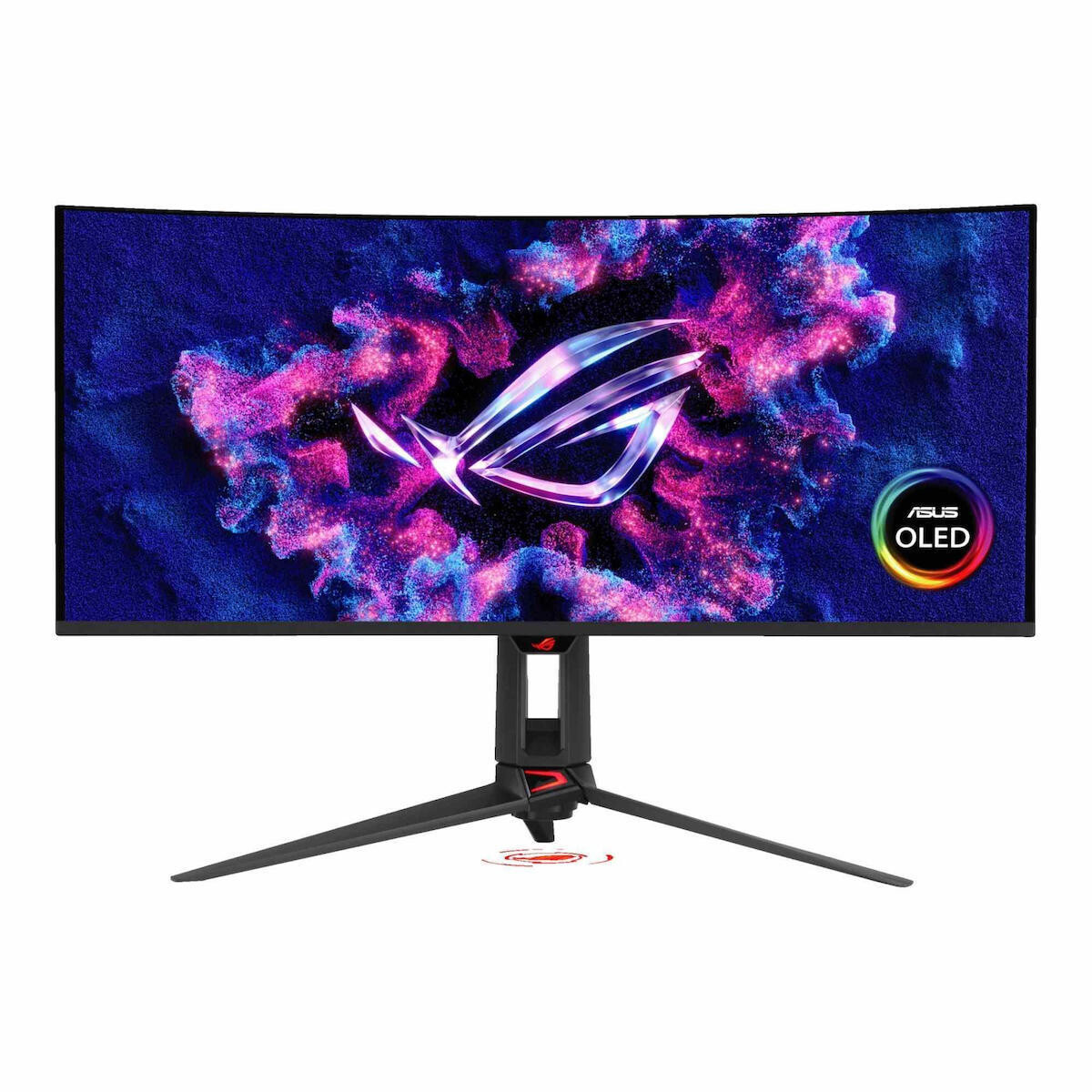 Asus ROG Swift Ultrawide QD-OLED Curved Gaming Monitor 34 QHD 3440x1440 360Hz με Χρόνο Απόκρισης 0.03ms GTG