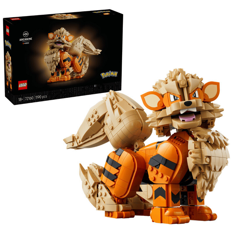 LEGO Pokemon Arcanine για 18 Ετών 1190τμχ Κωδικός 72160