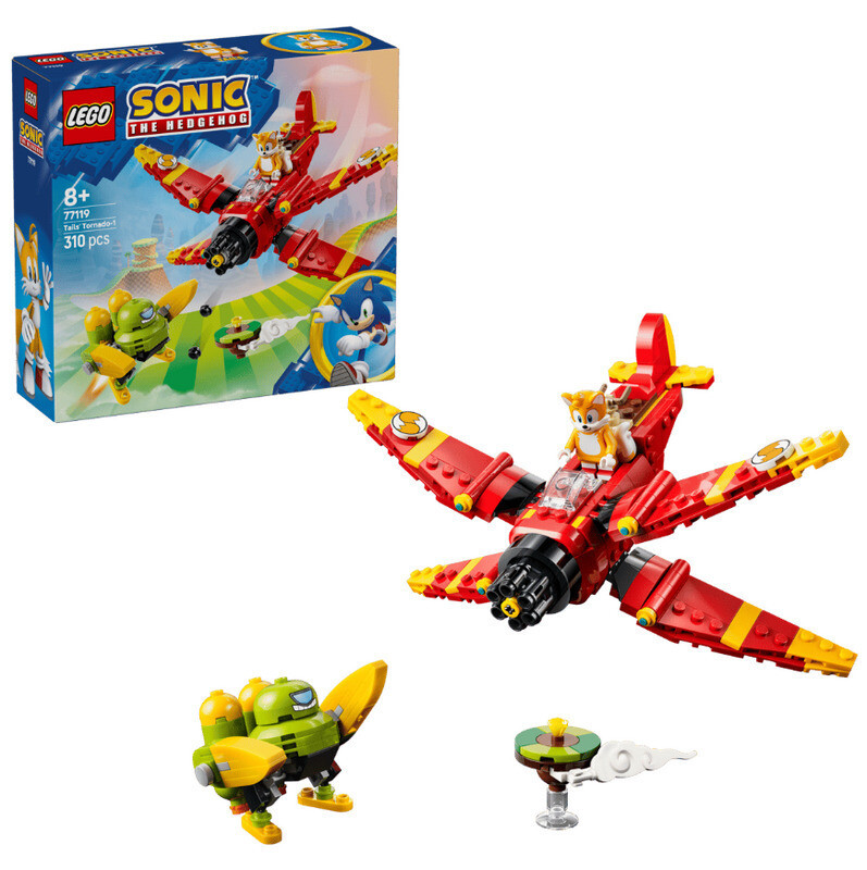 LEGO Sonic The Hedgehog Tails Tornado-1 για 8 Ετών 310τμχ Κωδικός 77119
