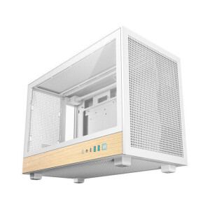 Deepcool CH260 Gaming Micro Tower Κουτί Υπολογιστή με Πλαϊνό Παράθυρο Wood White