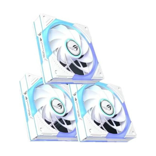 Asus ROG Eurux GR120 Case Fan 122mm με ARGB Φωτισμό 3τμχ Λευκό
