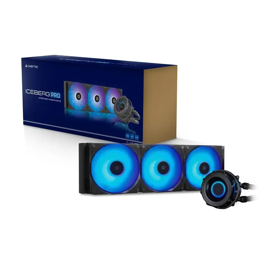 Chieftec Iceberg Pro 360 RGB Υδρόψυξη AIO CPU με 3 Ανεμιστήρες 120mm