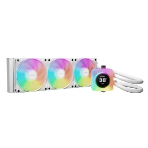 Be Quiet Light Loop IO LCD Υδρόψυξη AIO CPU με 3 Ανεμιστήρες 120mm και ARGB Φωτισμό Λευκή