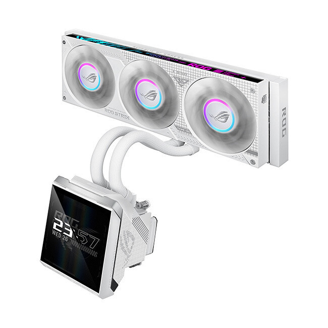 Asus ROG Strix SLC IV 360 Υδρόψυξη AIO CPU με 3 Ανεμιστήρες 120mm και ARGB Φωτισμό Λευκή