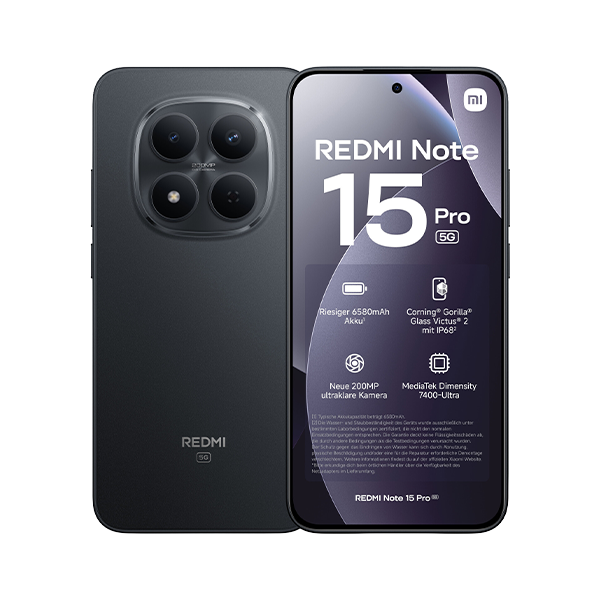 Xiaomi Redmi Note 15 Pro NFC 5G Dual SIM 8/256GB Black