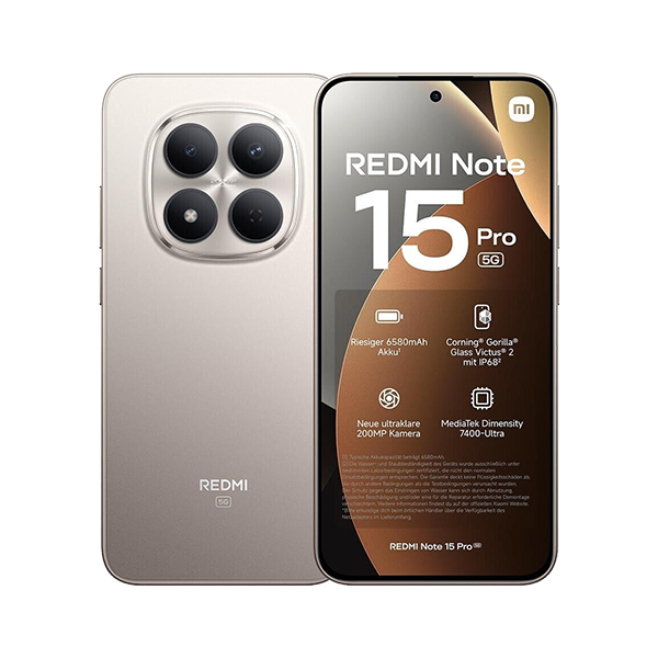 Xiaomi Redmi Note 15 Pro 5G Dual SIM 8/512GB Titanium Color