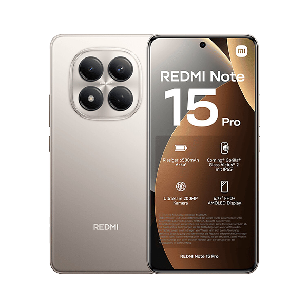 Xiaomi Redmi Note 15 Pro 4G NFC Dual SIM 8/256GB Titanium
