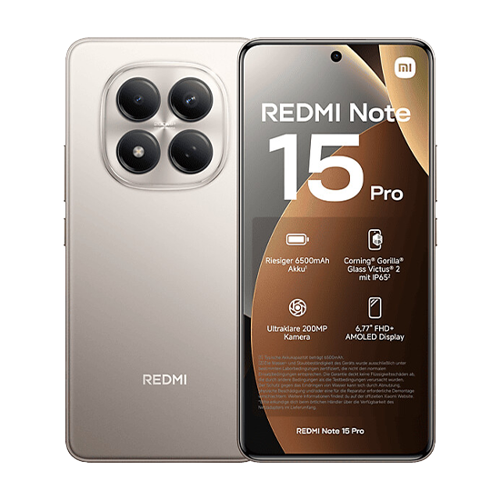 Xiaomi Redmi Note 15 Pro 4G NFC Dual SIM 8/256GB Titanium