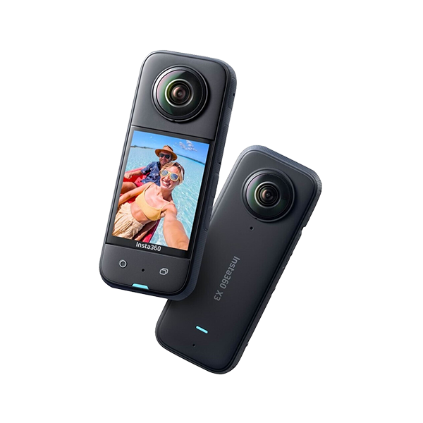 Insta360 X3 Action Camera 5K Λήψης 360 Υποβρύχια με Οθόνη Αφής 2.29 και Wi-Fi Μαύρη