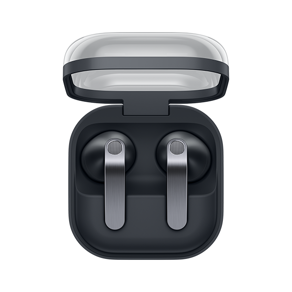 Samsung Galaxy Buds4 Bluetooth Handsfree Ακουστικά με Αντοχή στον Ιδρώτα και Θήκη Φόρτισης Μαύρα