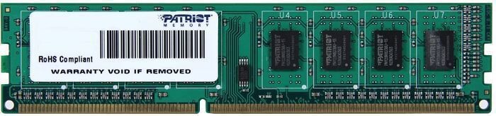 Patriot DDR3 με Module 1x4GB και Ταχύτητα 1600 για Desktop Κωδικός PSD34G16002