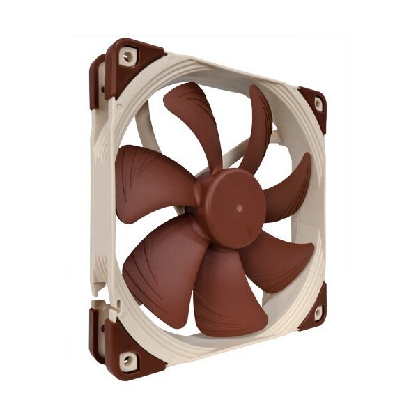 Noctua NF-A14 Case Fan 140mm 1500rpm / 82.52cfm Χωρίς Led Φωτισμό και Σύνδεση 4-Pin PWM Καφέ
