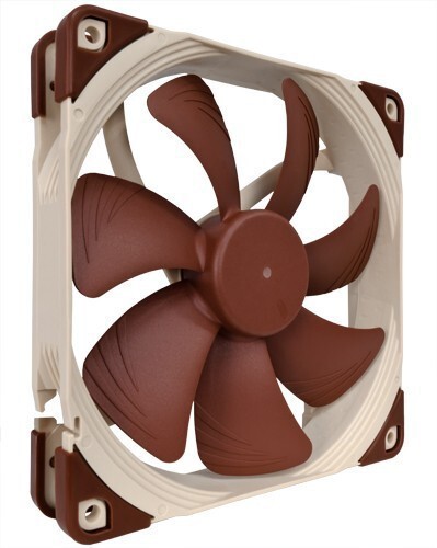 Noctua NF-A14 Case Fan 140mm 1500rpm / 82.52cfm Χωρίς Led Φωτισμό και Σύνδεση 4-Pin PWM Καφέ