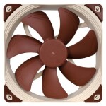 Noctua NF-A14 Case Fan 140mm 1500rpm / 82.52cfm Χωρίς Led Φωτισμό και Σύνδεση 4-Pin PWM Καφέ